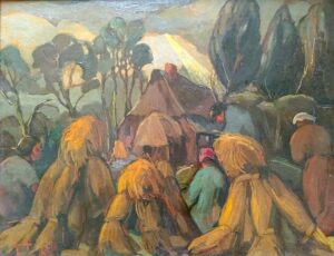 Boeren in gebed (het angelus)