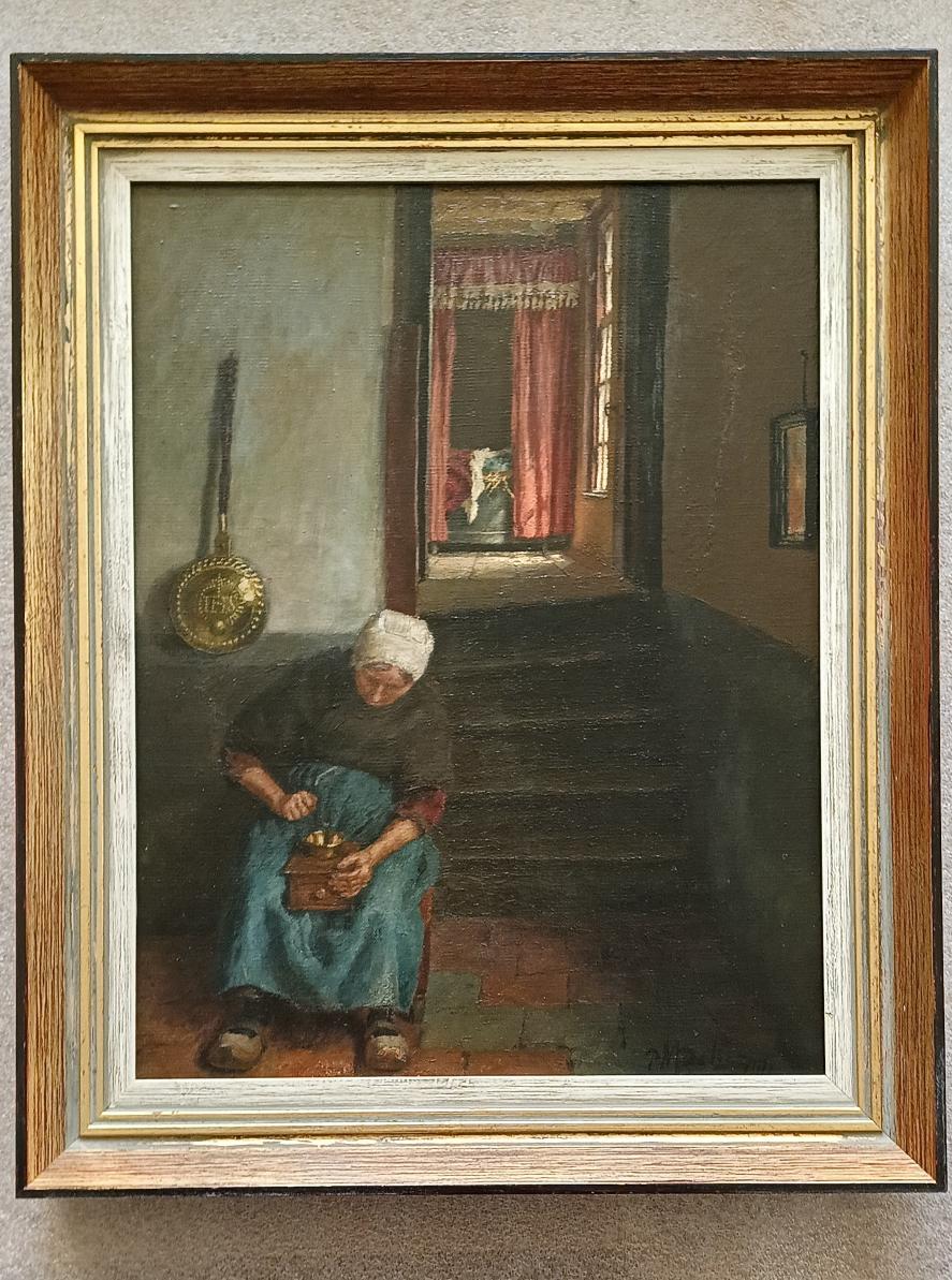 Moeder van de kunstenaar in een boereninterieur - Afbeelding 2