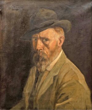 Zelfportret met hoed