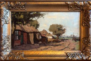 Boerderijen in een Brabants landschap